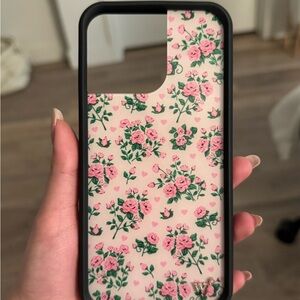Wildflowers Pink and Green Floral Phone Case